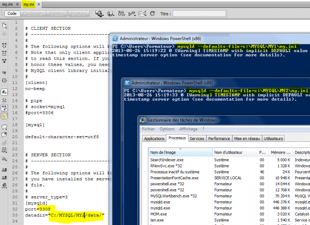 MySql en mode Multi Instances sur un même serveur - Tutoriels et Cours